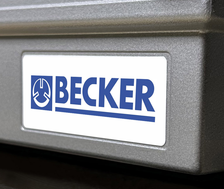 becker pump logo on a pump