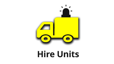hire units label