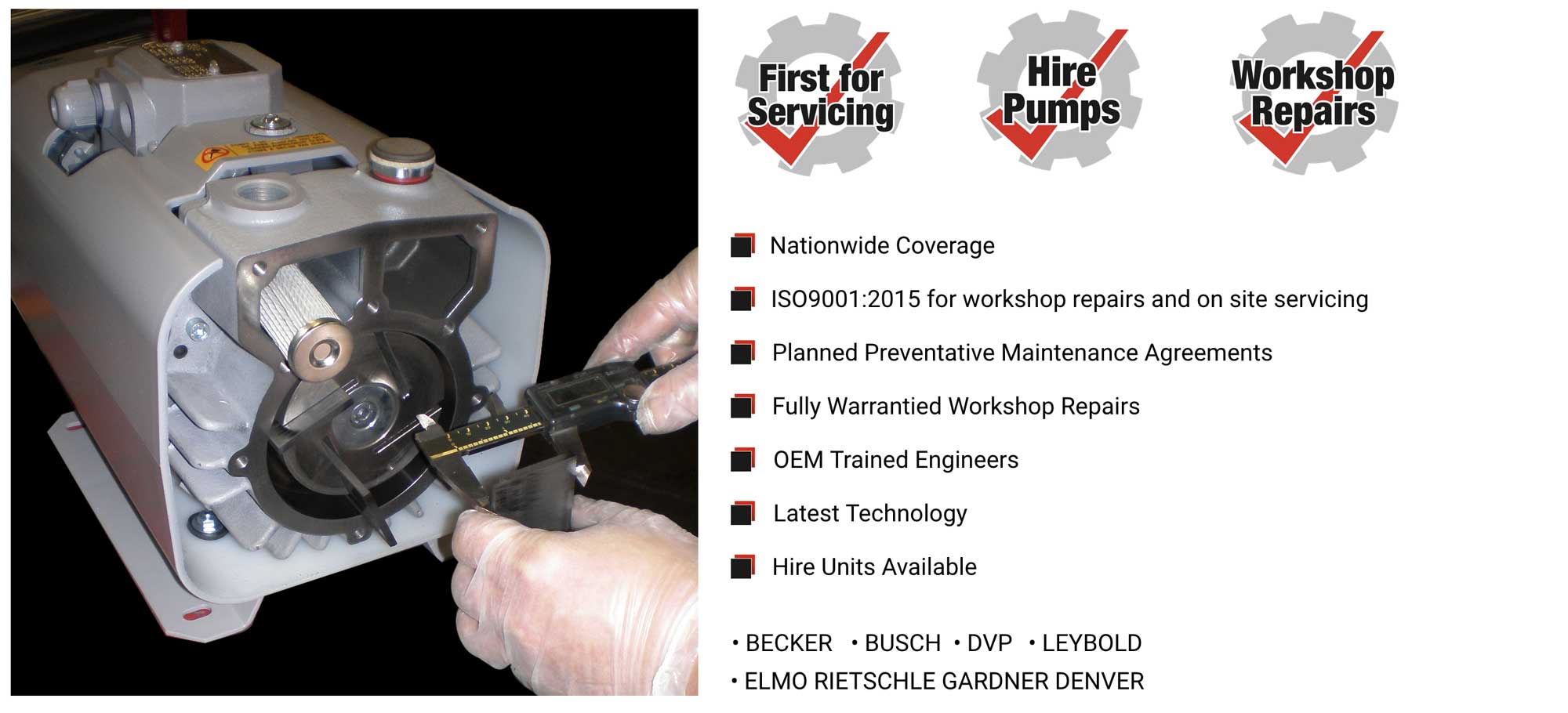 Vacuum Pump Repair and Service