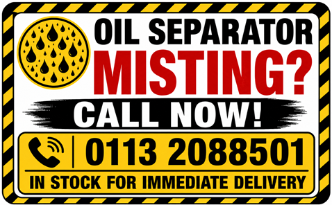 Oil Separator missing? Call VacAir Superstore for immediate delivery