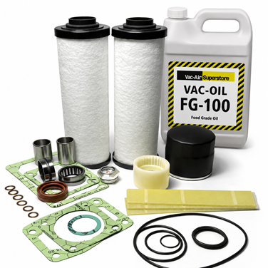 Service kit for vacuum pump on Mulitivac packer