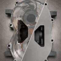 claw pump machined surface
